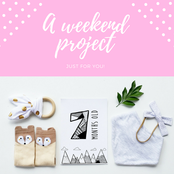 Milestone Cards.. The hottest baby photo trend